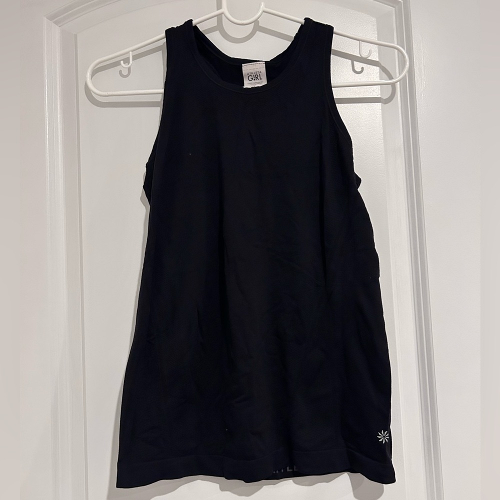 Athleta Girls Black Sleeveless Top